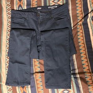 DKNY Stanton Slim Fit Midnight Blue Chino Pants 34x32